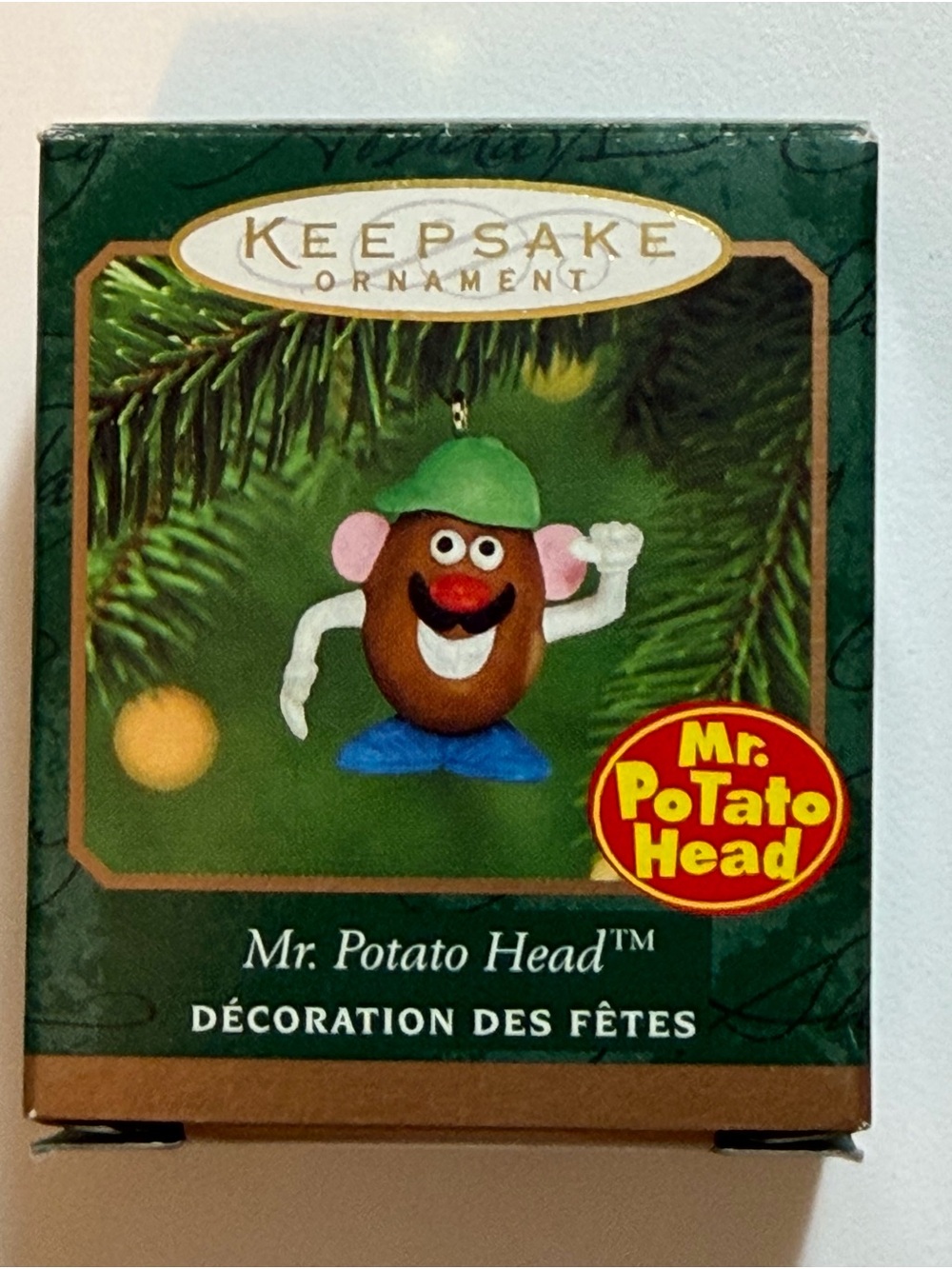 Vintage 1997 Hallmark Keepsake Mr. Potato Head Christmas Ornament Retro Toy